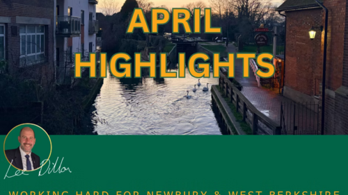April highlights from Less Dillon MP