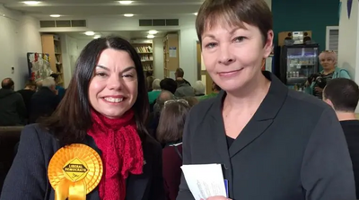 Sarah Olney and Caroline Lucas