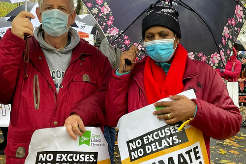 Keith & Fatima in Glasgow at COP26