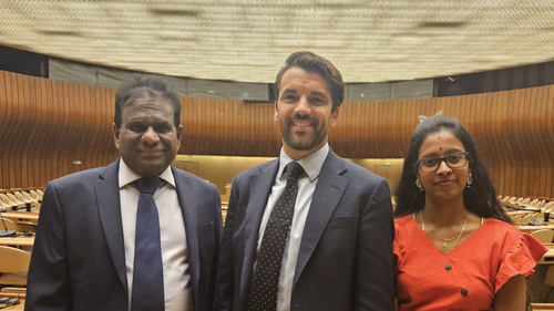 Bobby fights for justice for Tamils at the United Nations