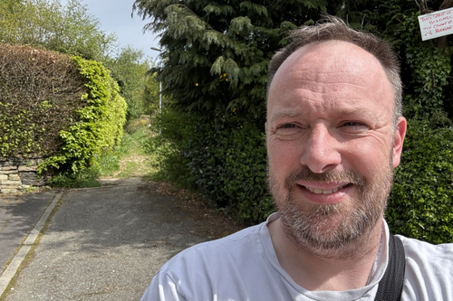 Andy Lord at the development site