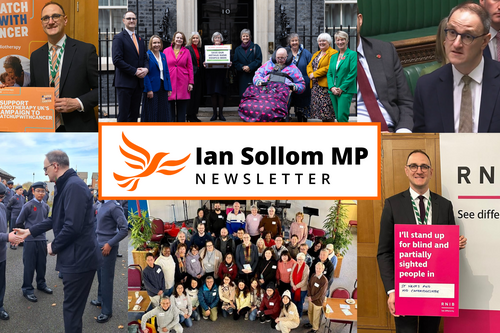 Montage of pictures for Ian's newsletter