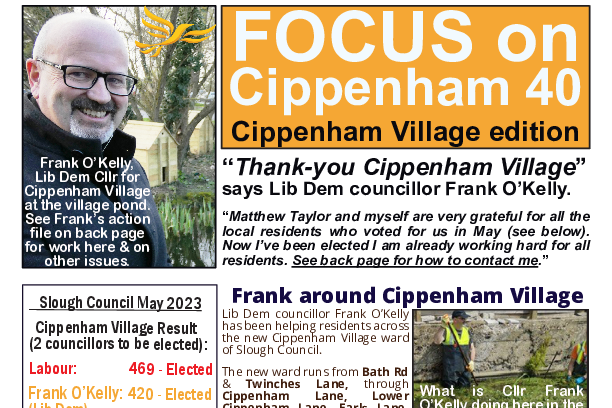 Front cover of Cippenham Focus 40