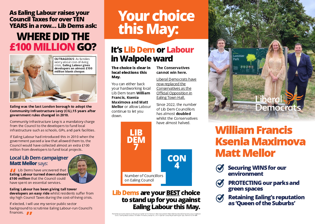 Walpole - 2026 Environment Leaflet