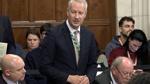 Gideon Amos speaks at Digital ID debate December 2025