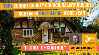 Spelthorne Liuberal Democrats - Surrey council salary rise