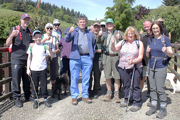 Walkers who joined in last year