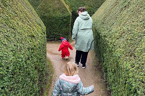 Local mother with her two children