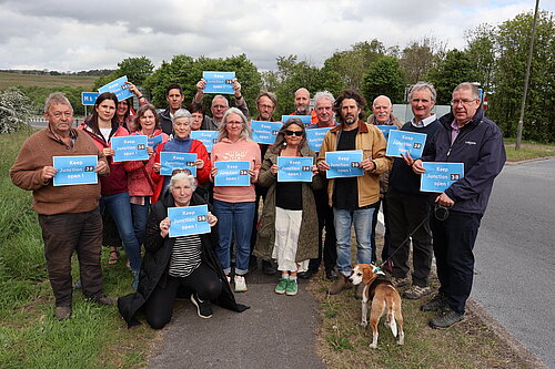 Local residents at J38