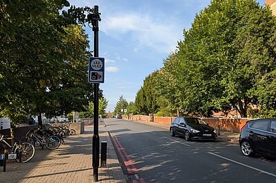 Traffic measures at the junction of Upper Richmond