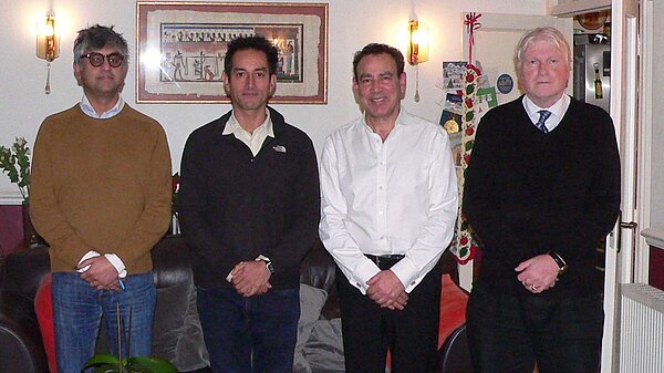 (l-r) Reetendra Banerji, Jonny Singh, Jonathan Banks, Chris Noyce