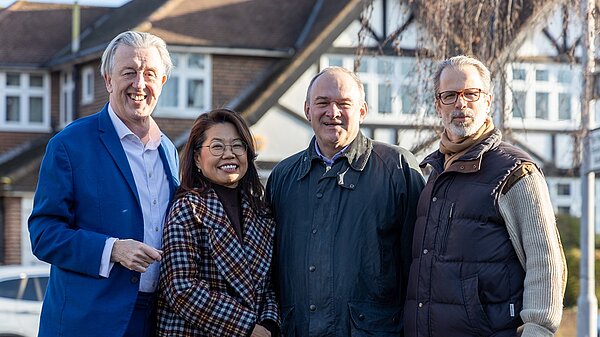Old Malden Cllrs with Ed Davey MP and Paul Kohler MP