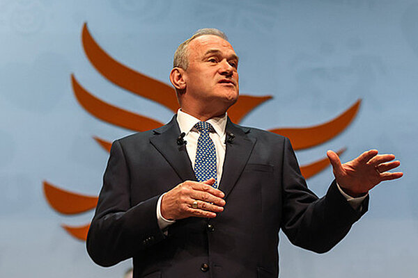 Ed Davey delivers his Leader's speech to Conference