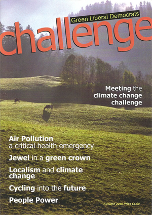 The front cover of the Autumn 2010 Challenge Magazine