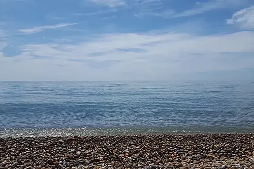 Sandgate beach & sea in the sun