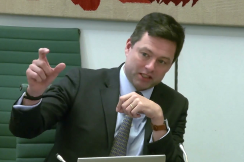 Chris in Treasury Select Committee