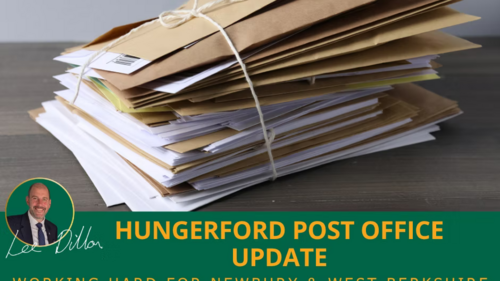 Lee Dillon MP seeks assurances over future of Hungerford Post Office services