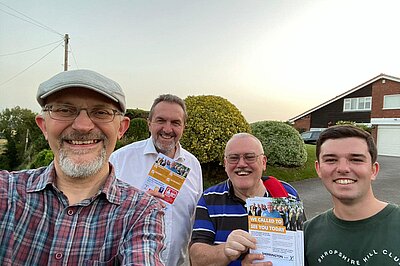 The local Lib Dem team