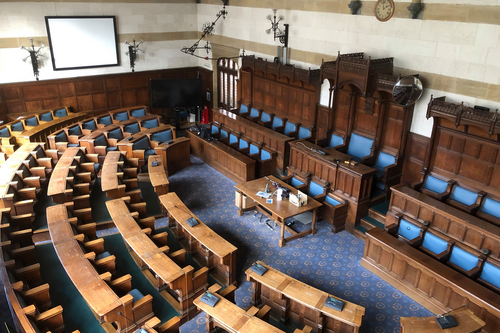 Hampshire County Council chamber