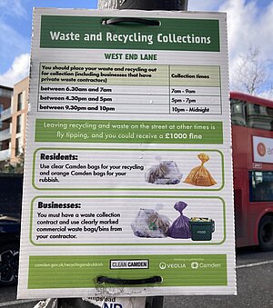 West End Lane Bus Timings