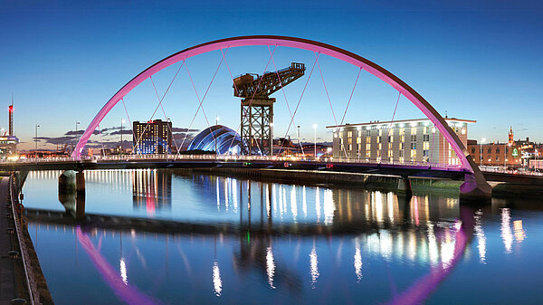 An image of Glasgow and the Clyde