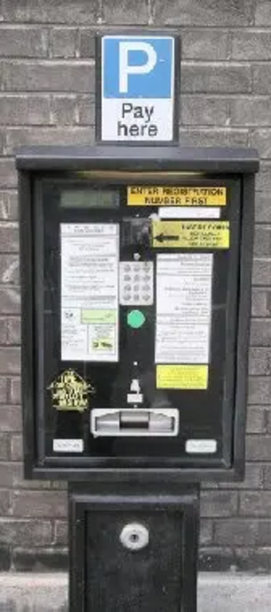 Pay & Display ticket macine