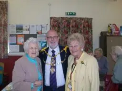 Tom McNeice at the Pilgrims Hospice