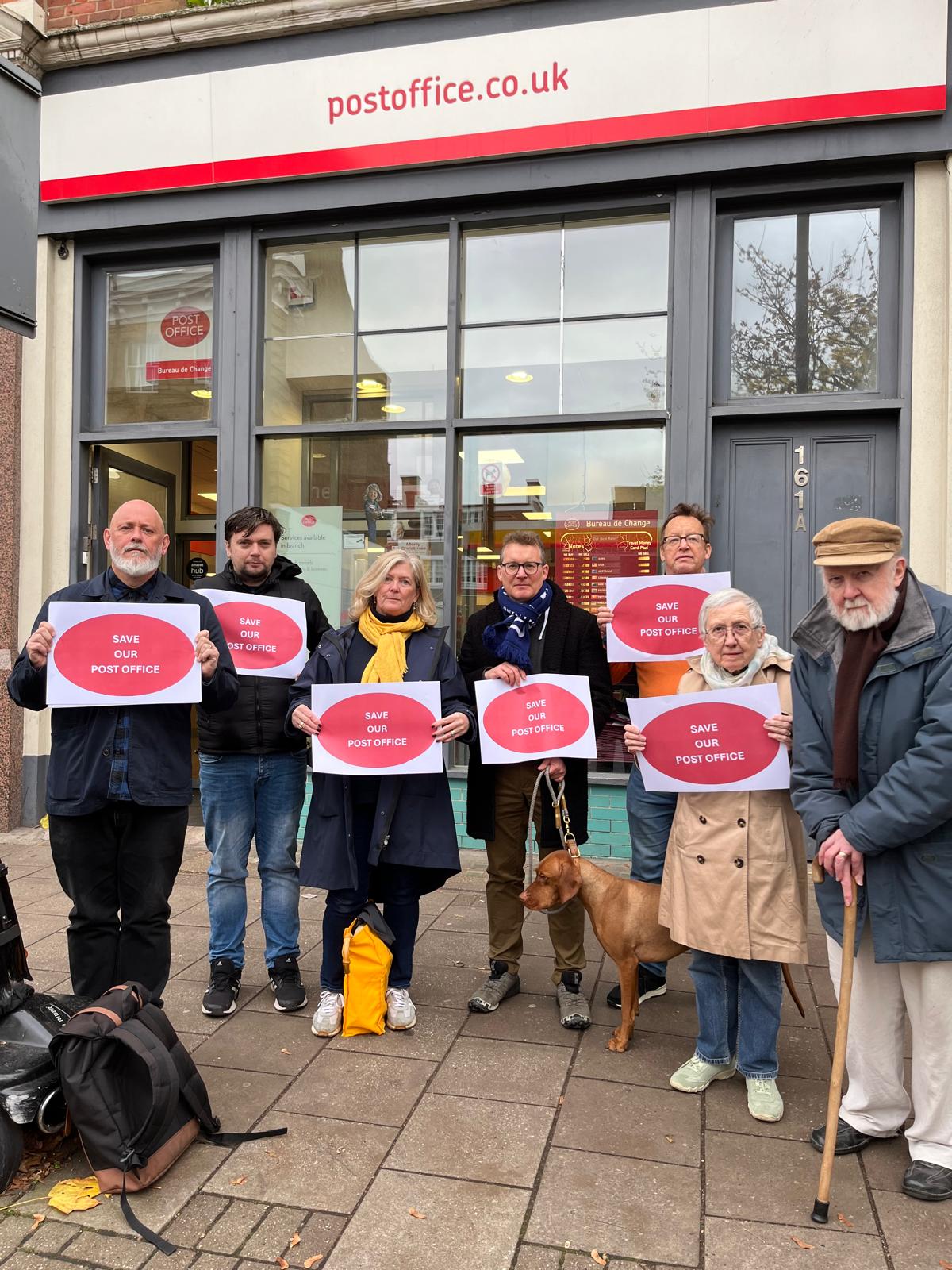 Lib Dems outside Upper street post office