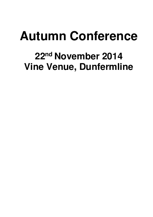 Autumn Conference